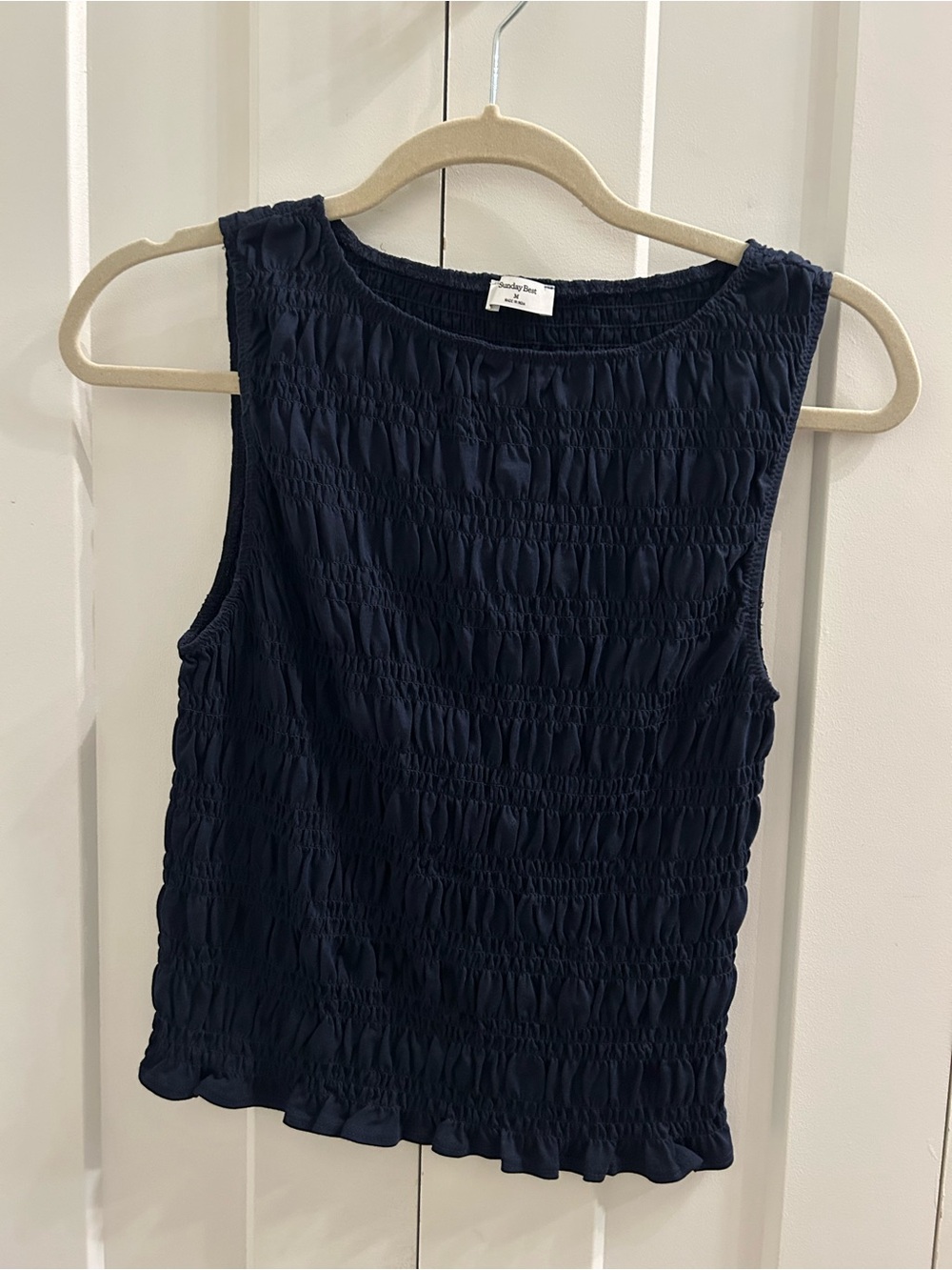 Aritzia Sunday Best Renoir Top - navy - BRAND NEW